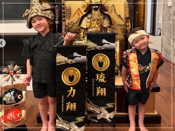 中田翔,息子,画像
